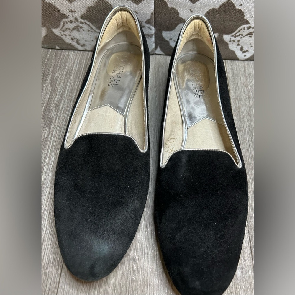 Michael Kors Black Women's Slip-On Loafers, Size 9M